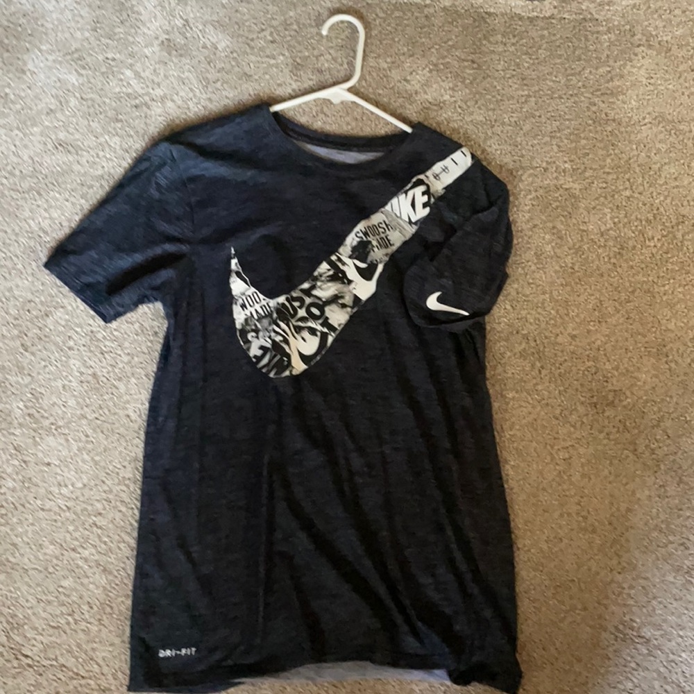 Nike graphic tee, size medium, black and white